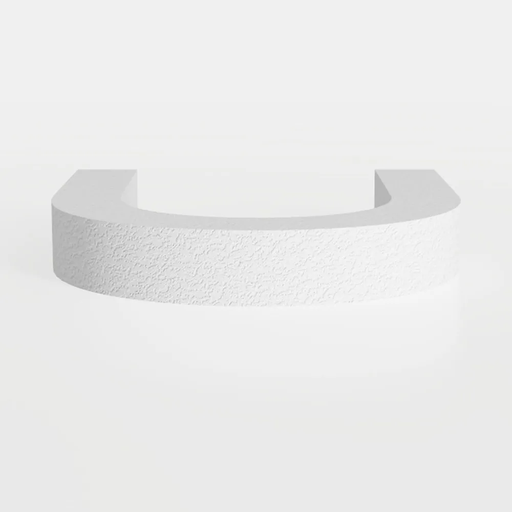 Modernist Home Oval Tulip Vases, Set of 2, Clear