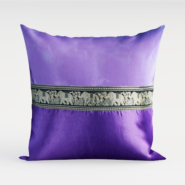 Outdoor Pillow Covers Waterproof, Purple Blue