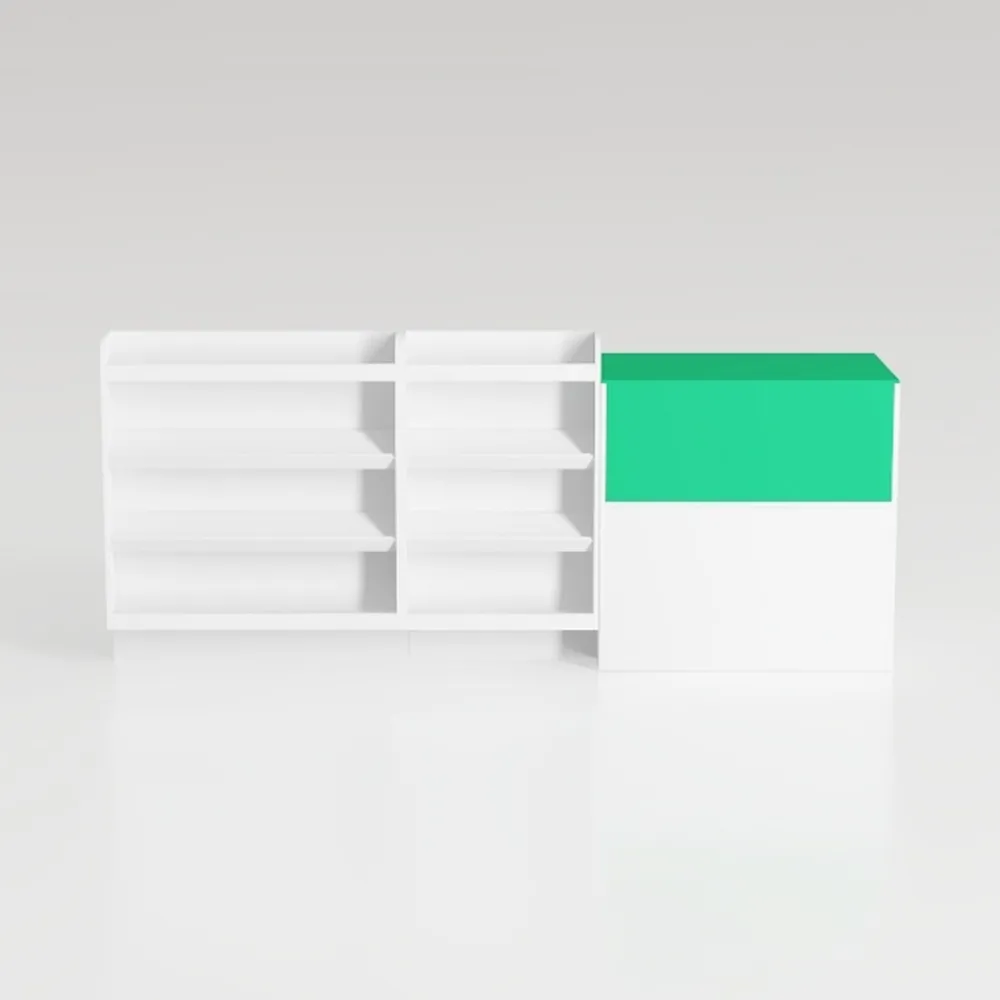 Loomie 12-Cell Divided Drawers White Dresser with