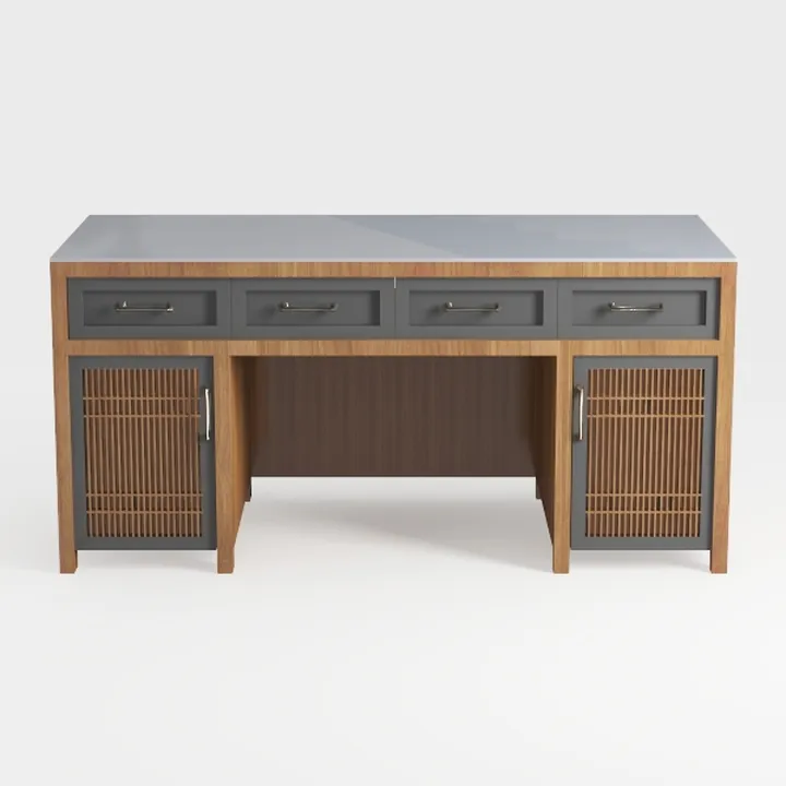 PRAISUN 47 Inch Office Desk with Outlets, Computer