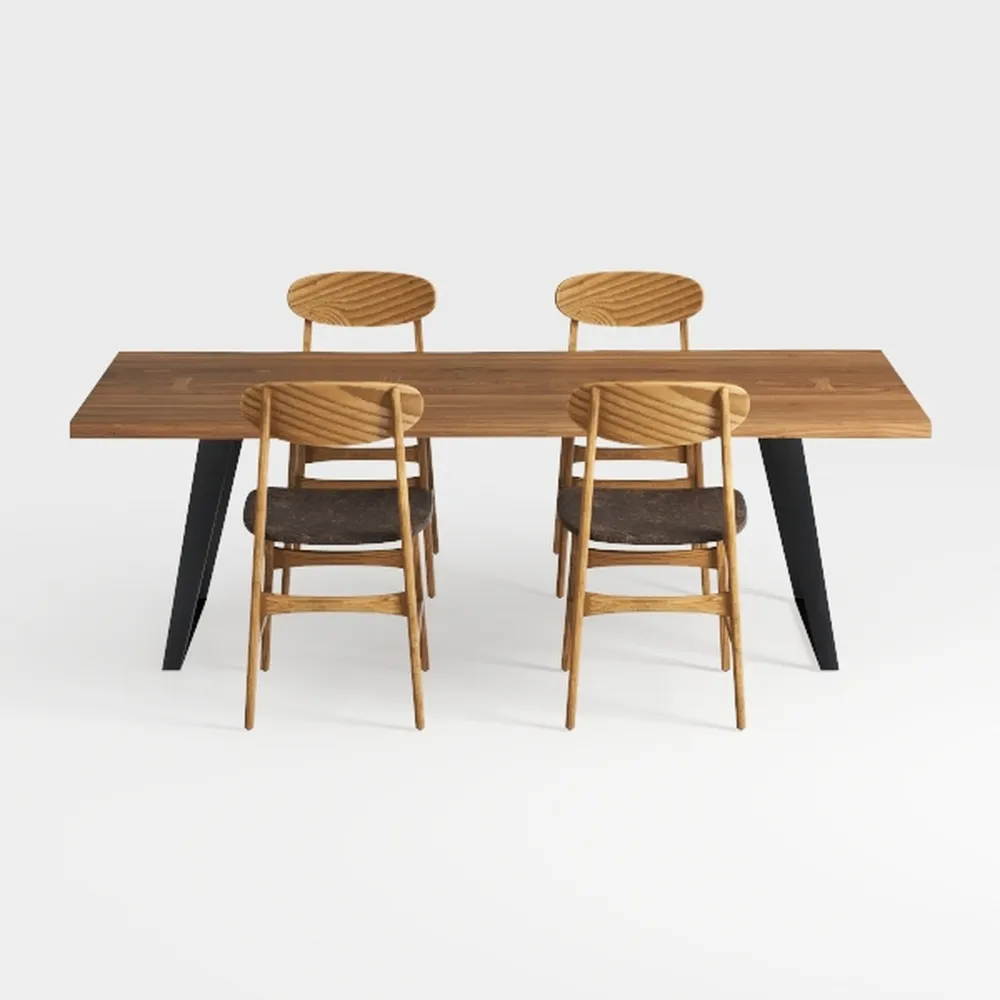 Solid Wood Administrative Desk, Dining Table with 