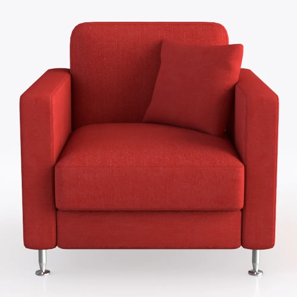 Modern Accent Chair for Living Room with Pillow