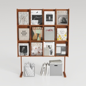 standing magazine rack-Mid-Century Modern