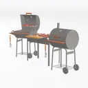 BBQ utensils-Escape to Nature Left 45 Degree View