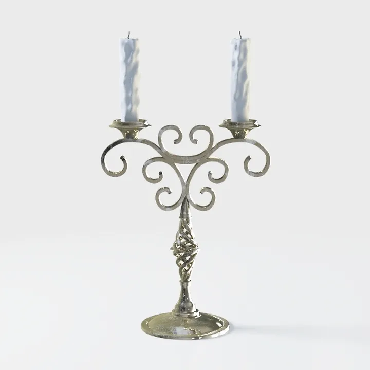 Peohud 5-Candle Metal Candelabra, 10 Inch Tall 5