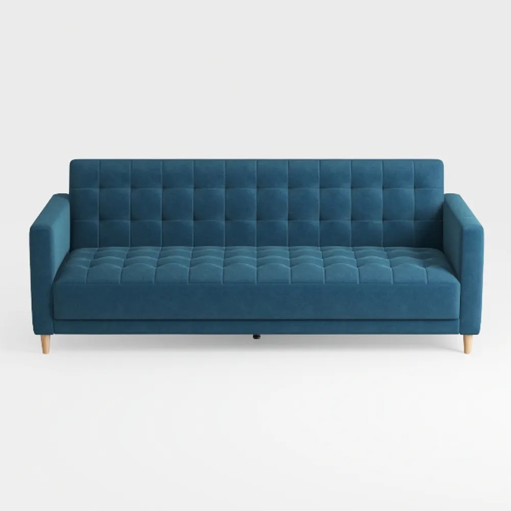 Kingway Inc Velvet Modern Button Tufted Sofa Couch