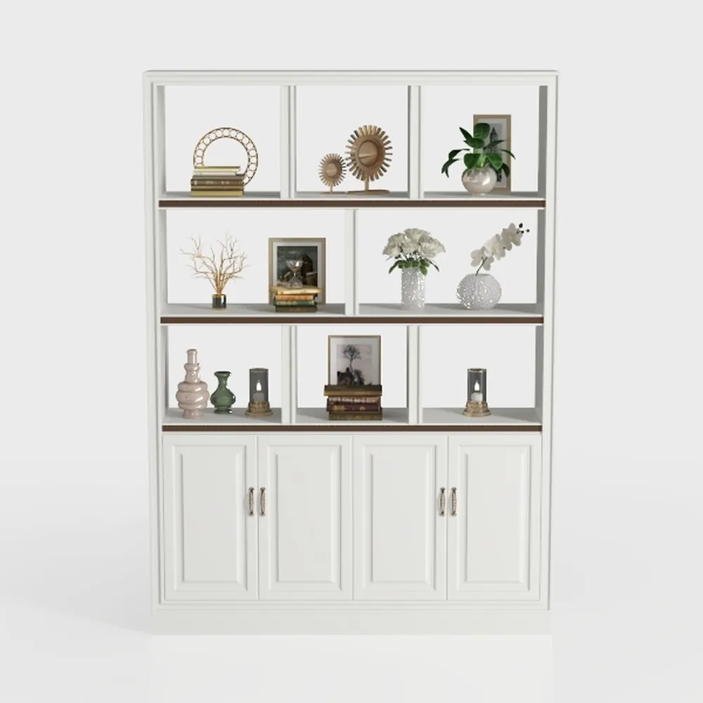 YGEOMER Buffet Cabinet Sideboard Farmhouse