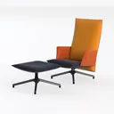 Office Chair Boss Chair Study Computer Chair Home  Left 45 Degree View