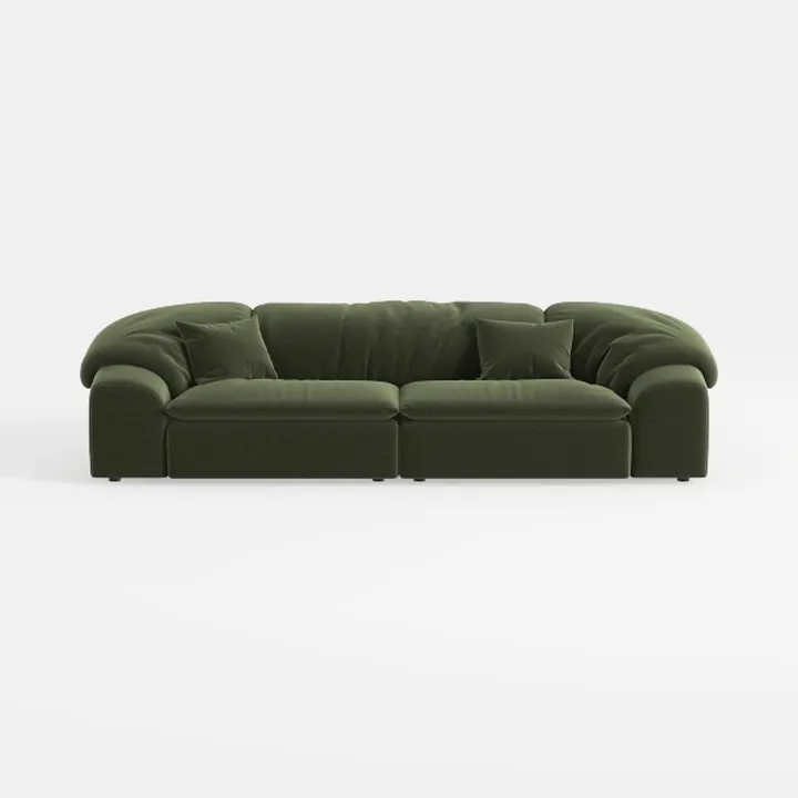 Merax 116'' L Shaped Oversized Modular Chenille