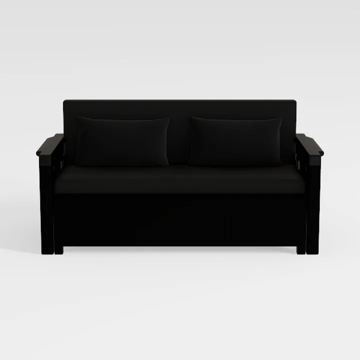 55.51" Convertible Sofa Bed, 3-in-1 Sleeper Sofa