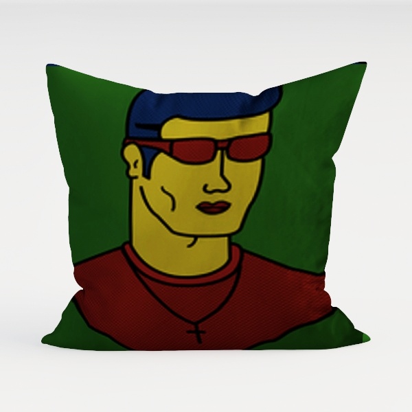 Tiger Preppy Throw Pillow Covers 18x18 - Preppy