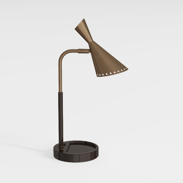 Hand Woven Rattan Table Lamp Vintage Desk Lamp for