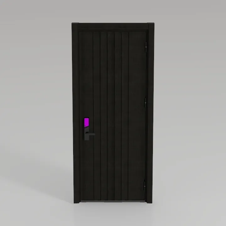 72" Modern Fluted Kitchen Pantry Cabinet with 2 La
