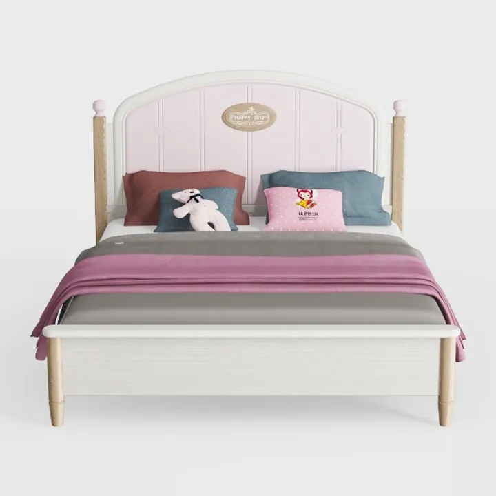 Queen Upholstered LED Bed Frame with 2 Storage