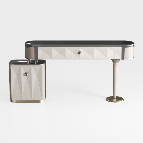 MICHAEL AMINI London Place Vanity Desk - Creamy Pe