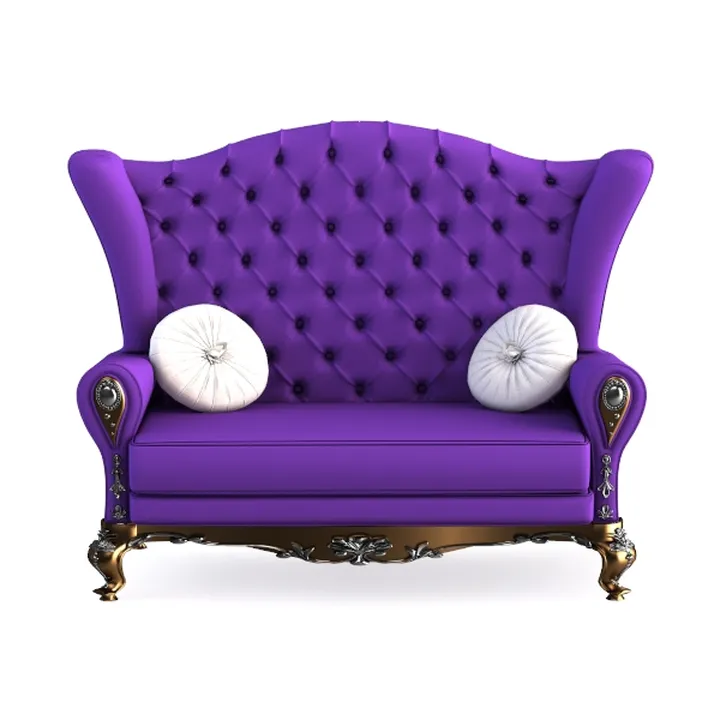 Upholstered Chaise Lounge with Right Armrest