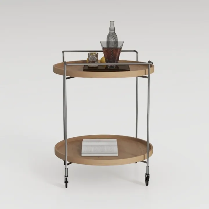 YSSOA Round Side Table, End Tables for Living Room