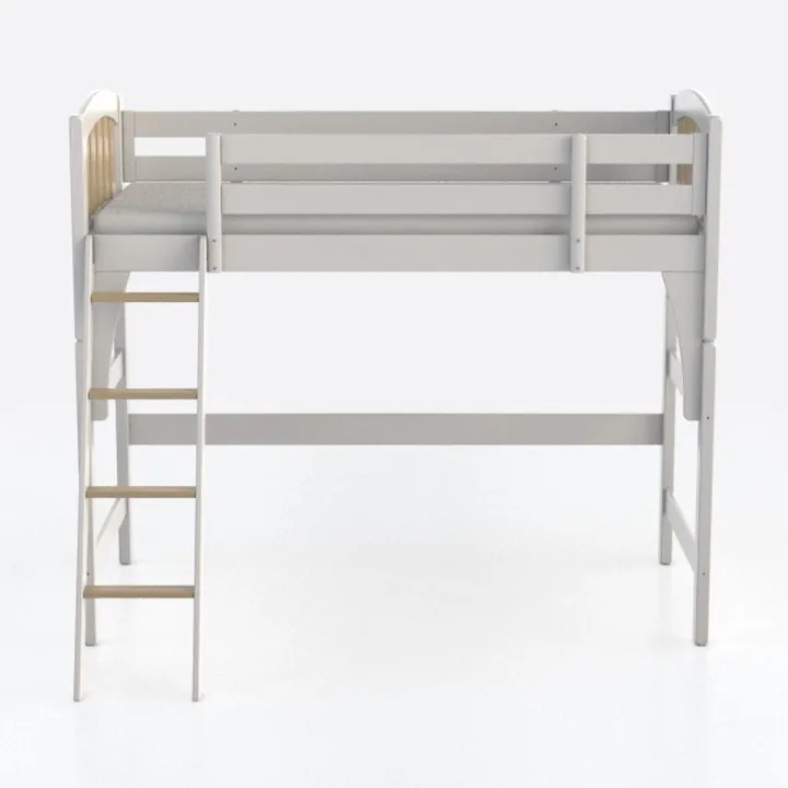 DICTAC Loft Bed Twin Size with Desk and Charging S