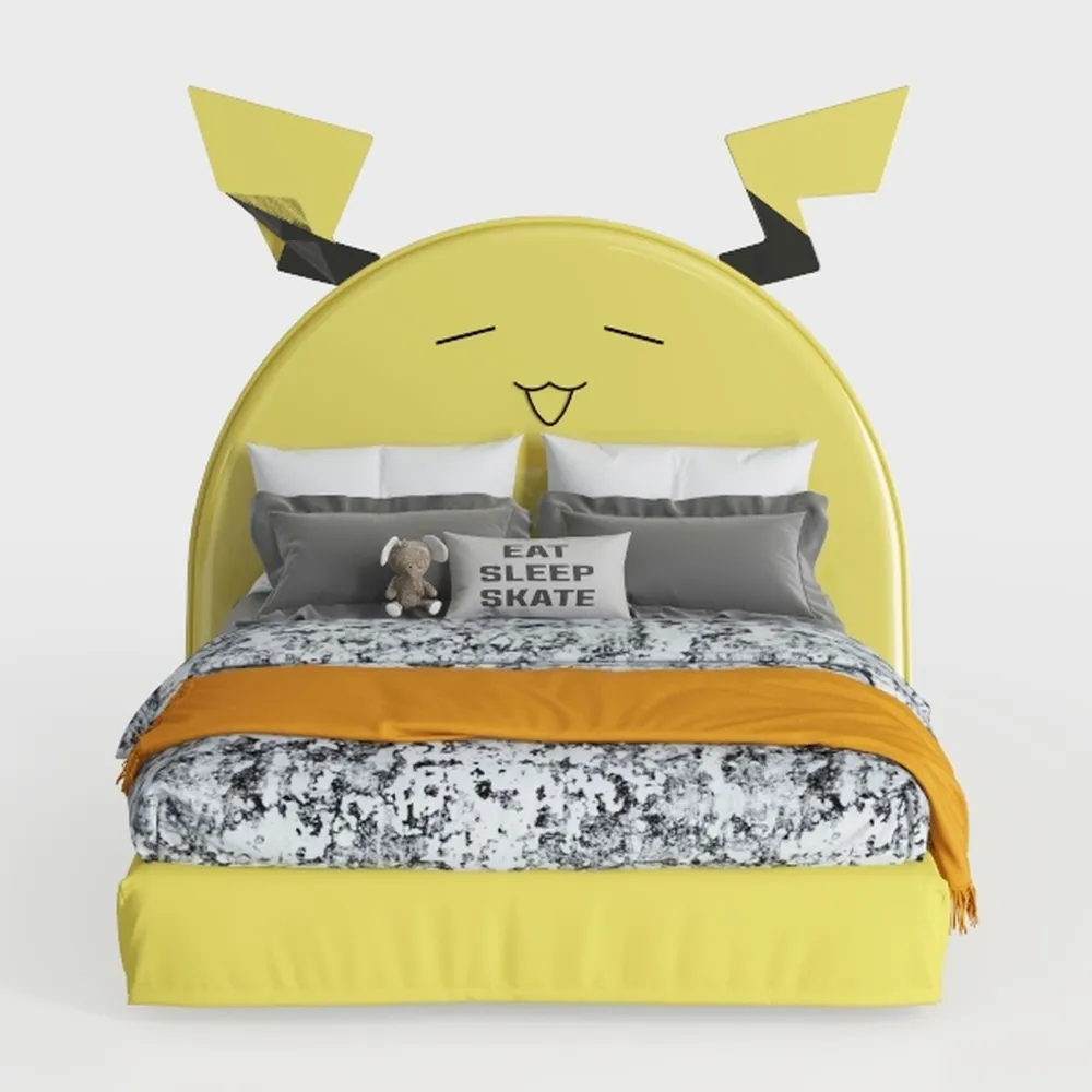 HOMERECOMMEND Struttura per letto singolo con luce a LED, struttura per letto galleggiante da 0,9 m con stazione di ricarica, letto singolo imbottito con contenitore, letto da 90 x 200 cm, grigio