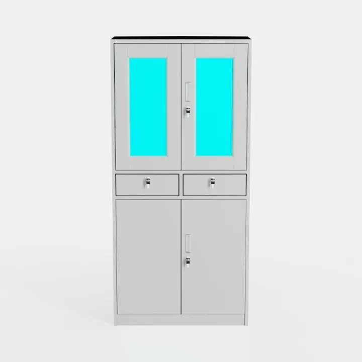 DNA MOTORING 73'' Metal Storage Cabinet, Rolling