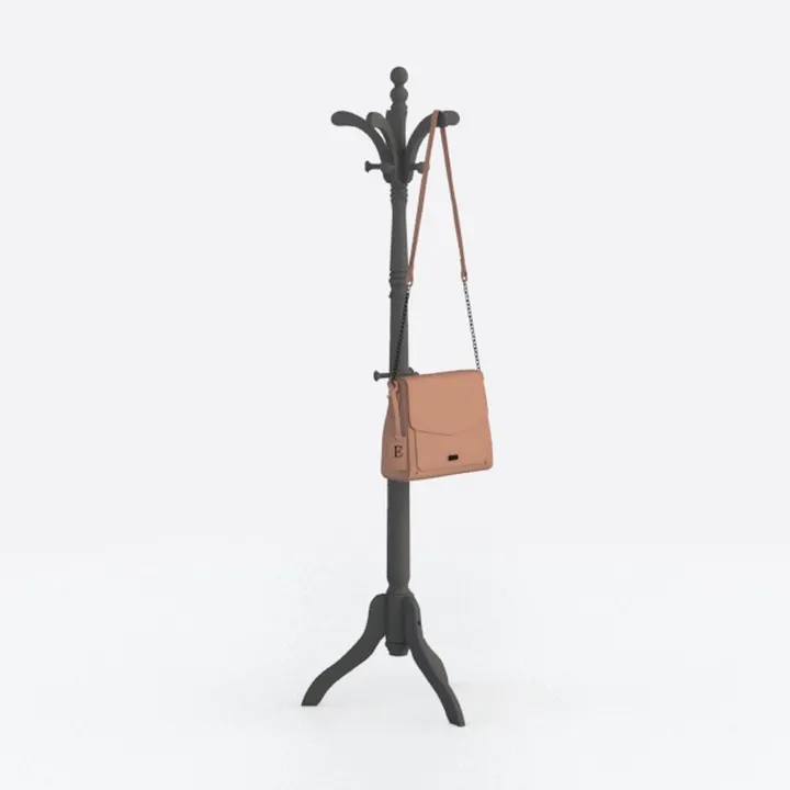 Tangkula Wooden Tree Coat Rack Freestanding