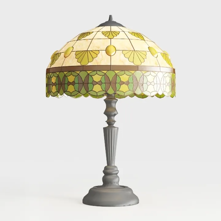 Touch of Class Piala Pineapple Table Lamp Green