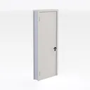 32" x 80" Interior Door Slab Only, Plain Flush  Right 45 Degree View