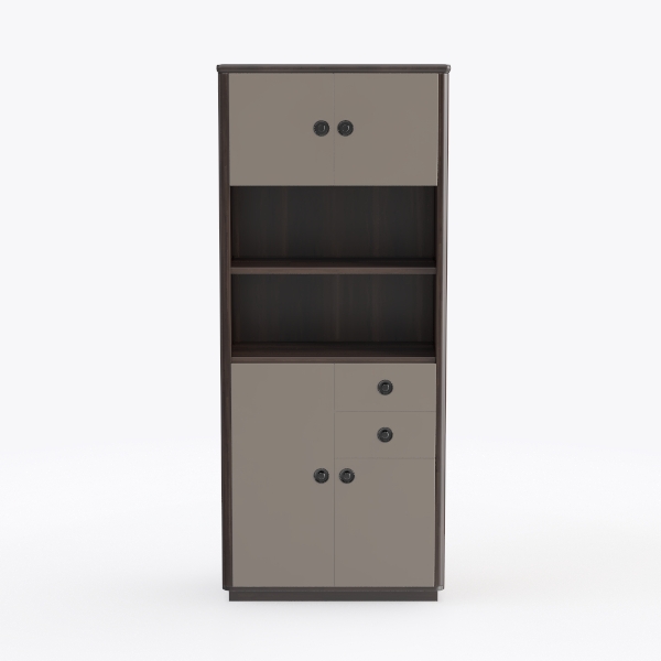 72" Farmhouse Bookshelf and Bookcase with