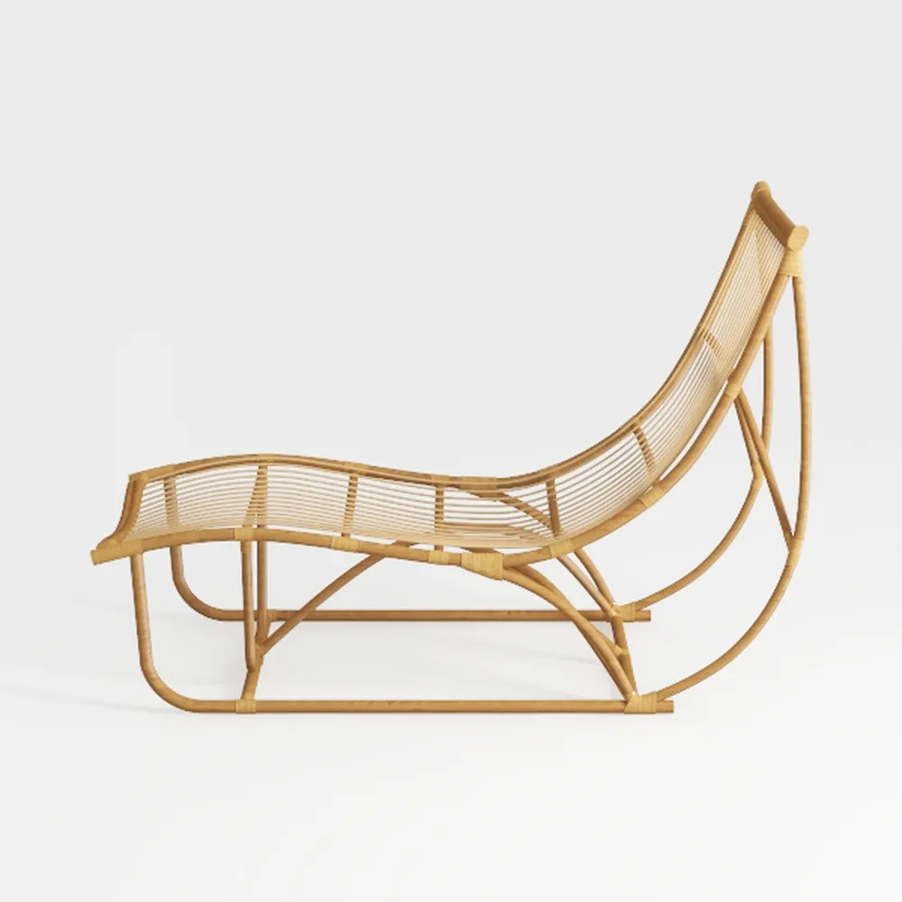 bali & pari Alaya Natural Rattan Accent Chair, One