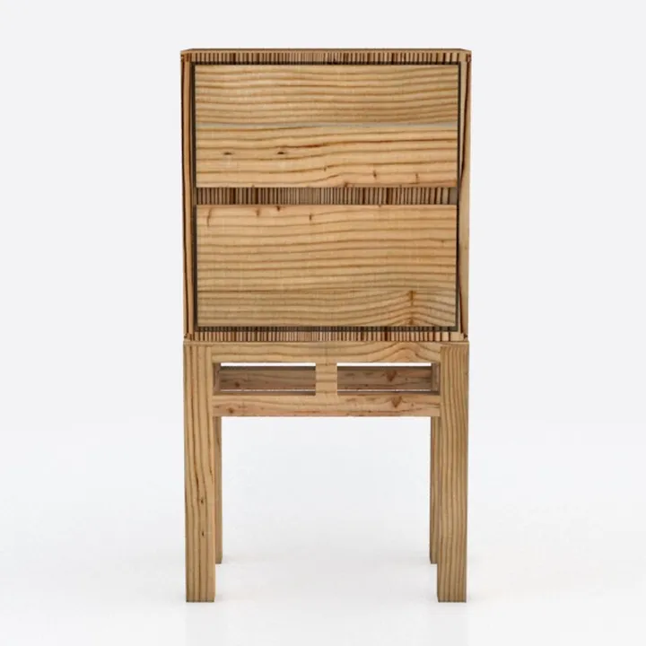 Whalefall Night Stands with Charging Station Set