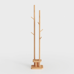 Natural Wood-coat rack 1 (1)