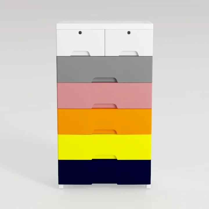 Storage Cabinet with 6 Drawers, Modiran Closet