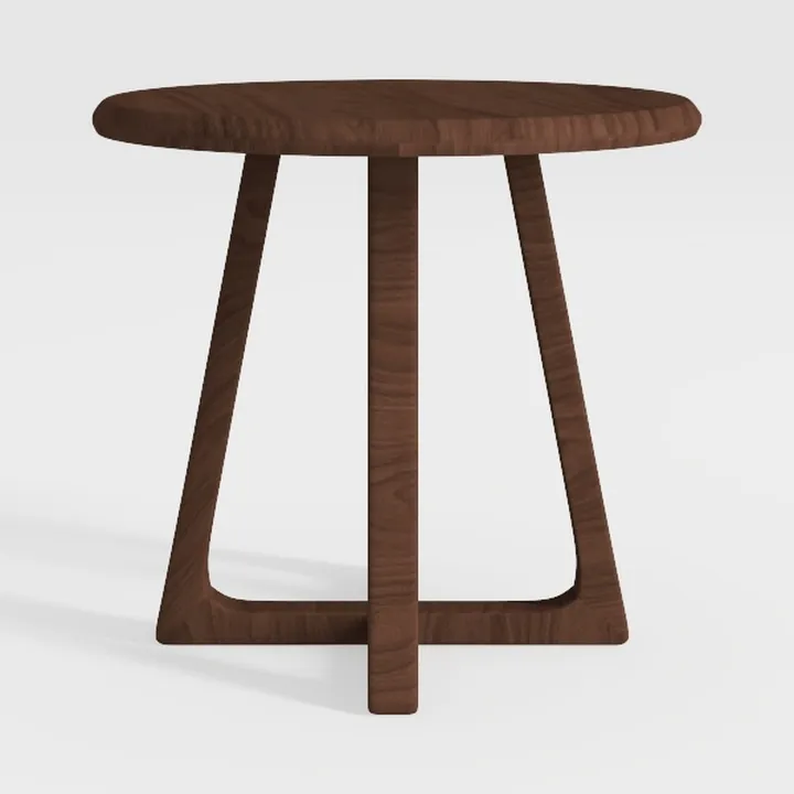 CozyDH Round End Table Living Room, Side Table