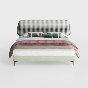 Carlton White Queen Platform Bed