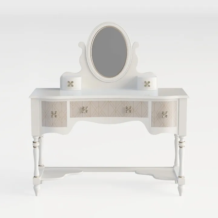 MICHAEL AMINI London Place Vanity Desk - Creamy Pe