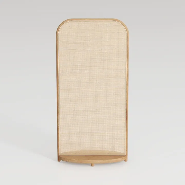 Yechen Sideboard Cabinet with Natural Rattan
