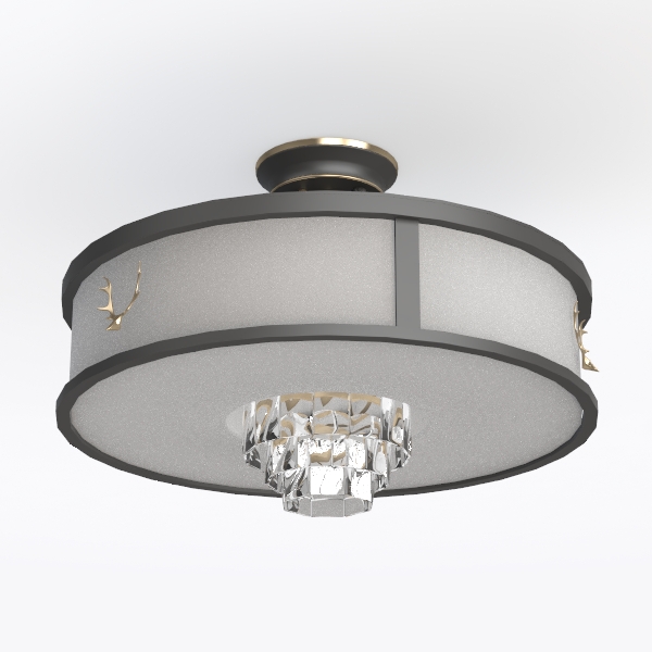 BUXVRCS Semi Flush Mount Ceiling Light Fixture,