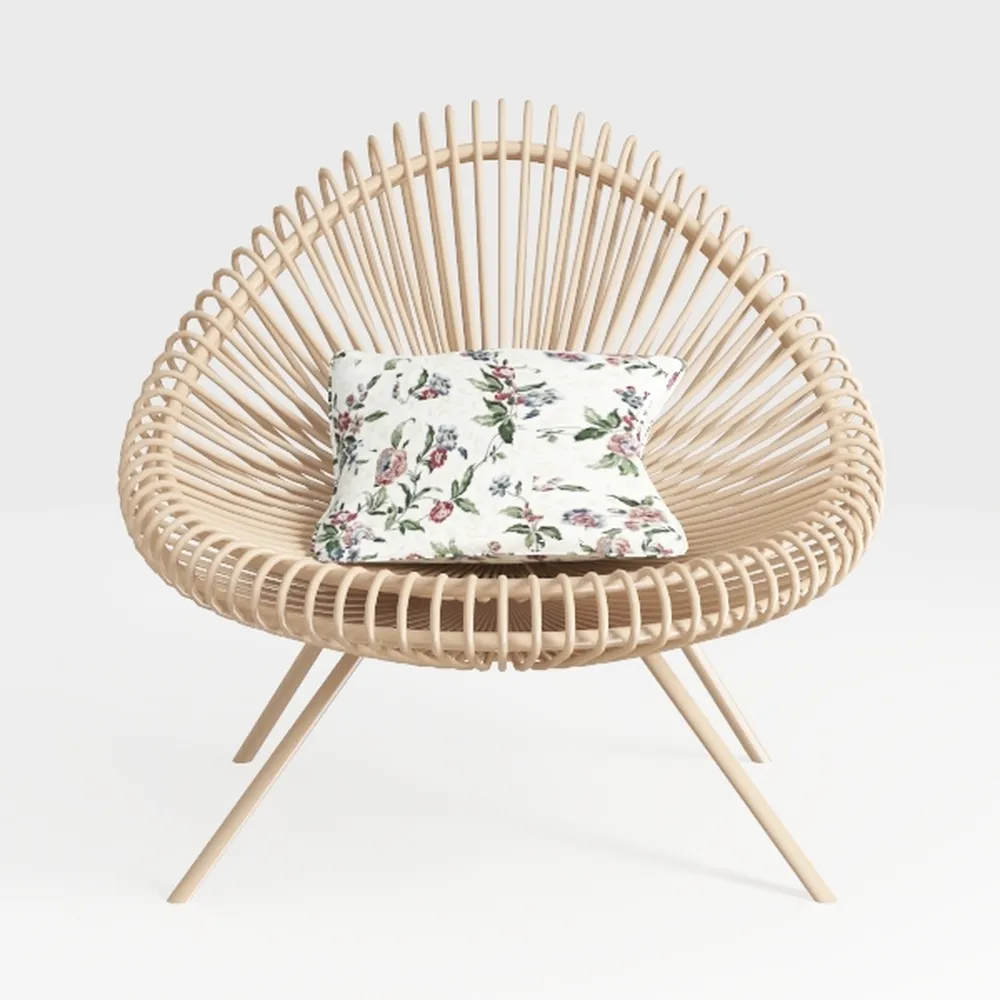 Shintenchi Wicker Egg Chair Outdoor Rattan Patio