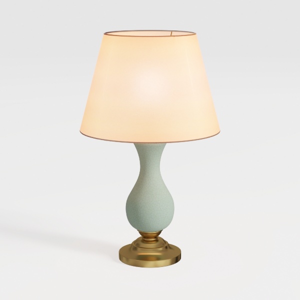 Table Lamps Modern Crystal Pleated Fabric Table