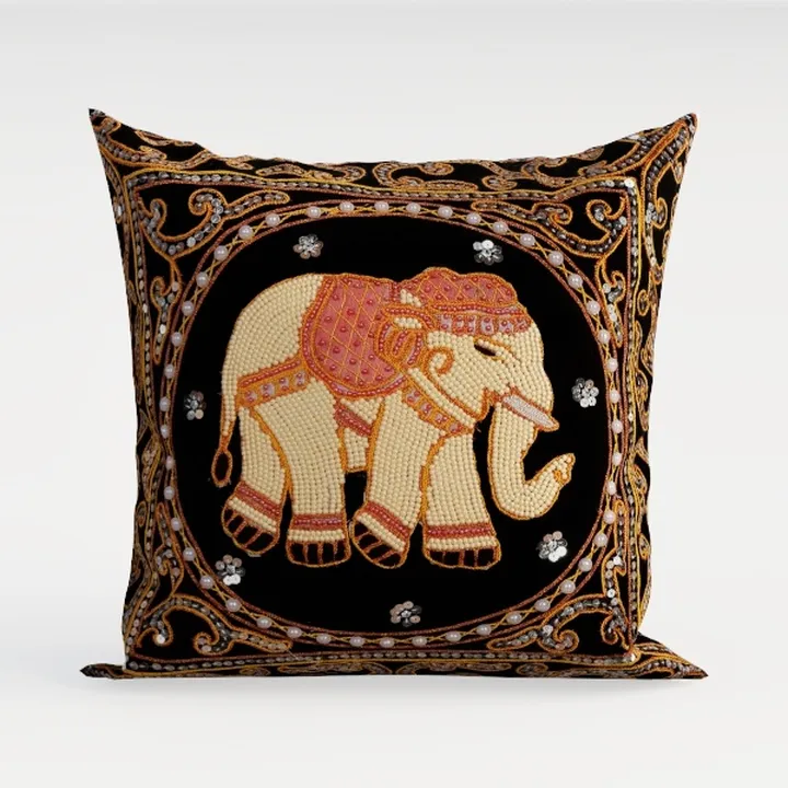 Chinoiserie Style Waterproof Throw Pillows Set of