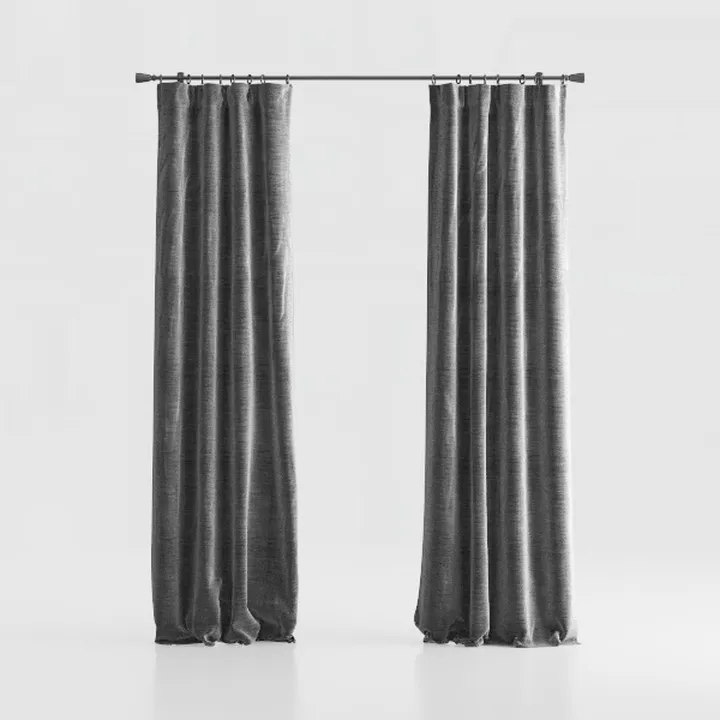 EMEMA Velvet Curtains 84 Inch Length 2 Panels Set,