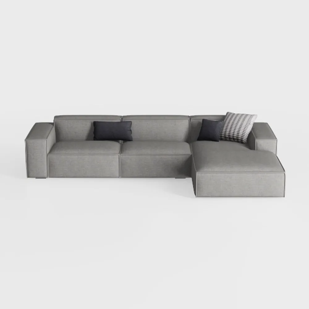 PUREMIND U-Shaped Modular Sectional Sofa with Chai