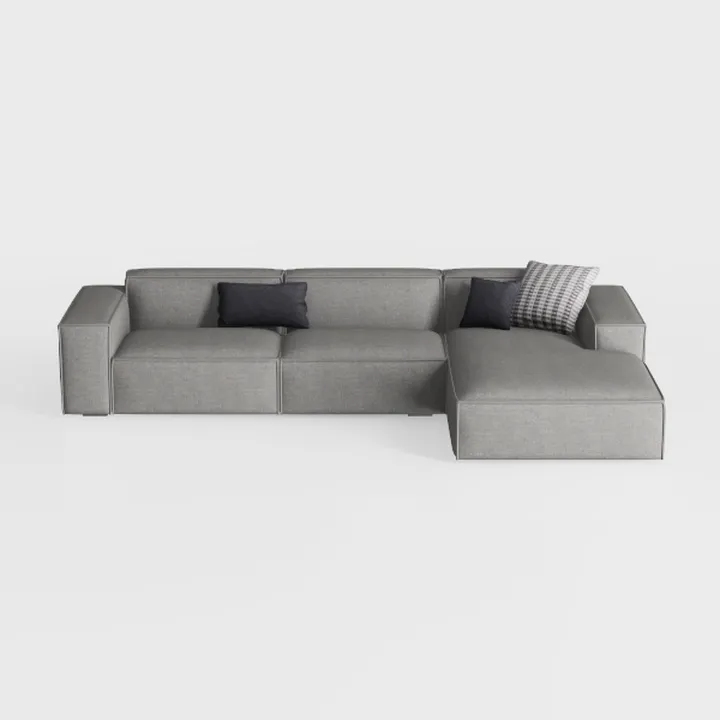 PUREMIND U-Shaped Modular Sectional Sofa with Chai