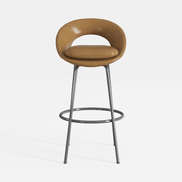 Lottech 38 in. Brown/Black Stainless Steel 30 in. 