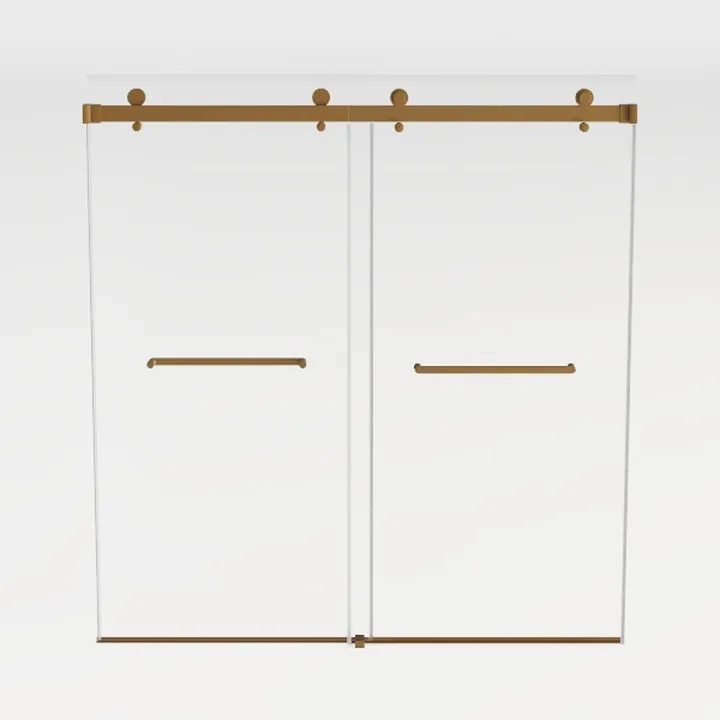 Frameless Shower Door, 46"-48" Wide, 76" high