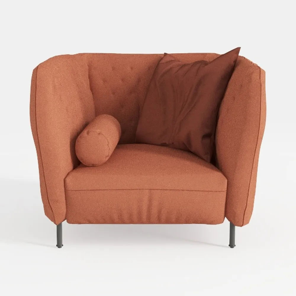 Poly & Bark Essex Lounge Chair - Leather Chair