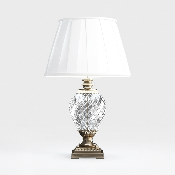 Moooni Modern Bedside Crystal Table Lamp with