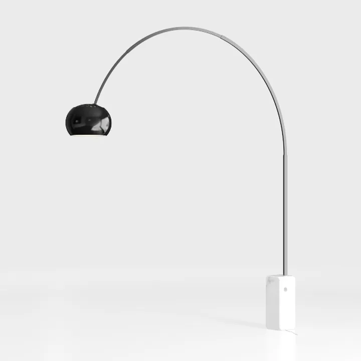 Arc Floor Lamps for Living Room, Modern Tall 
