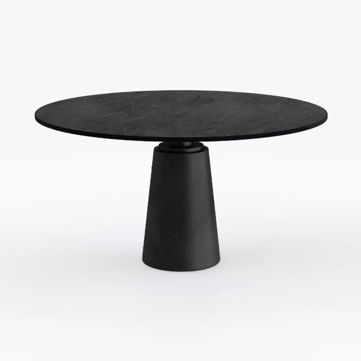 53.15" Round Dining Table, Mid Century Modern