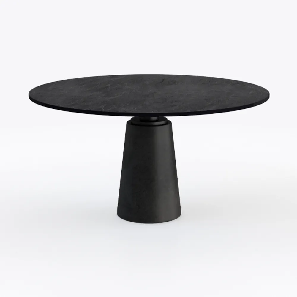 53.15" Round Dining Table, Mid Century Modern